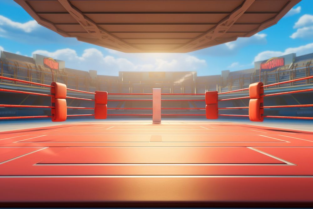 Sports boxing transportation architecture. AI generated Image by rawpixel.