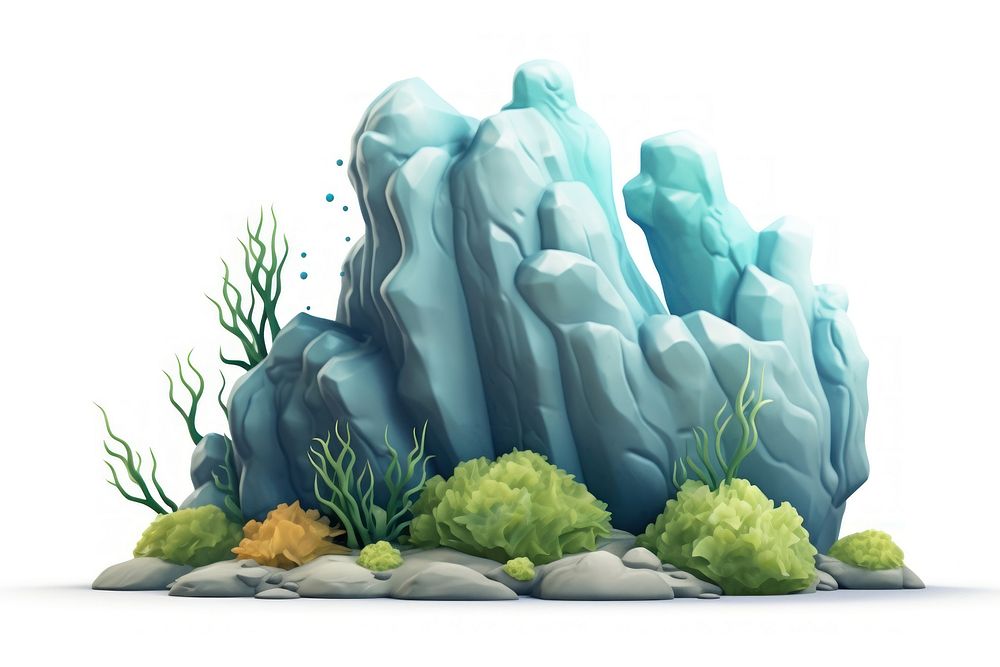 Sea outdoors cartoon nature. AI generated Image by rawpixel.