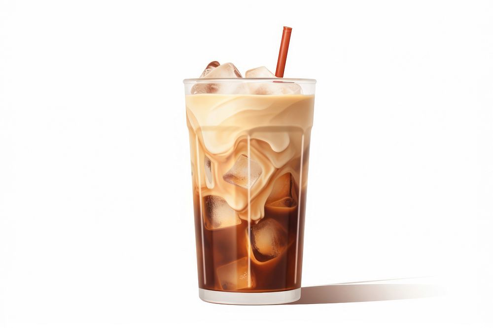 Coffee milkshake drink food. AI generated Image by rawpixel.
