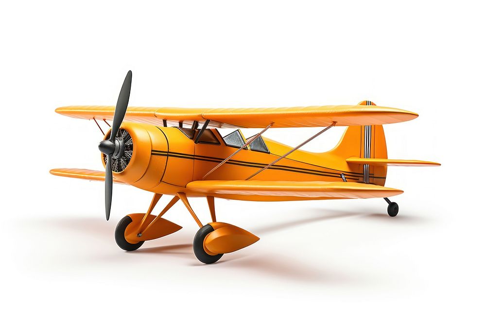 Airplane aircraft biplane vehicle. AI generated Image by rawpixel.