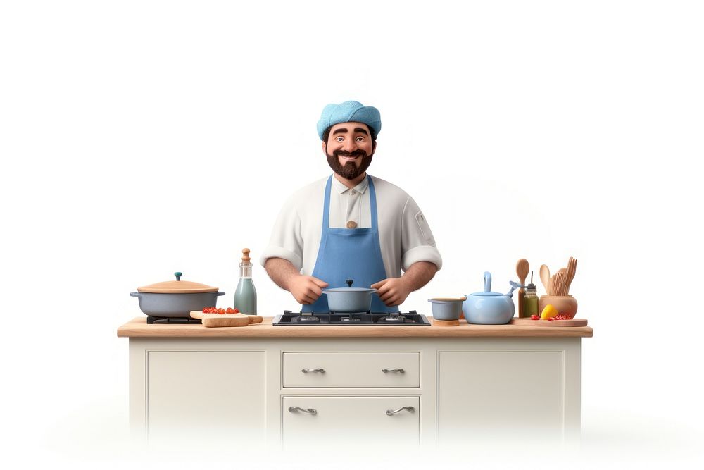 Kitchen adult cook chef. AI generated Image by rawpixel.