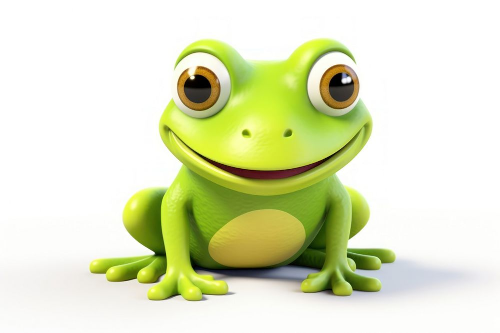 Frog amphibian wildlife cartoon. AI | Free Photo Illustration - rawpixel