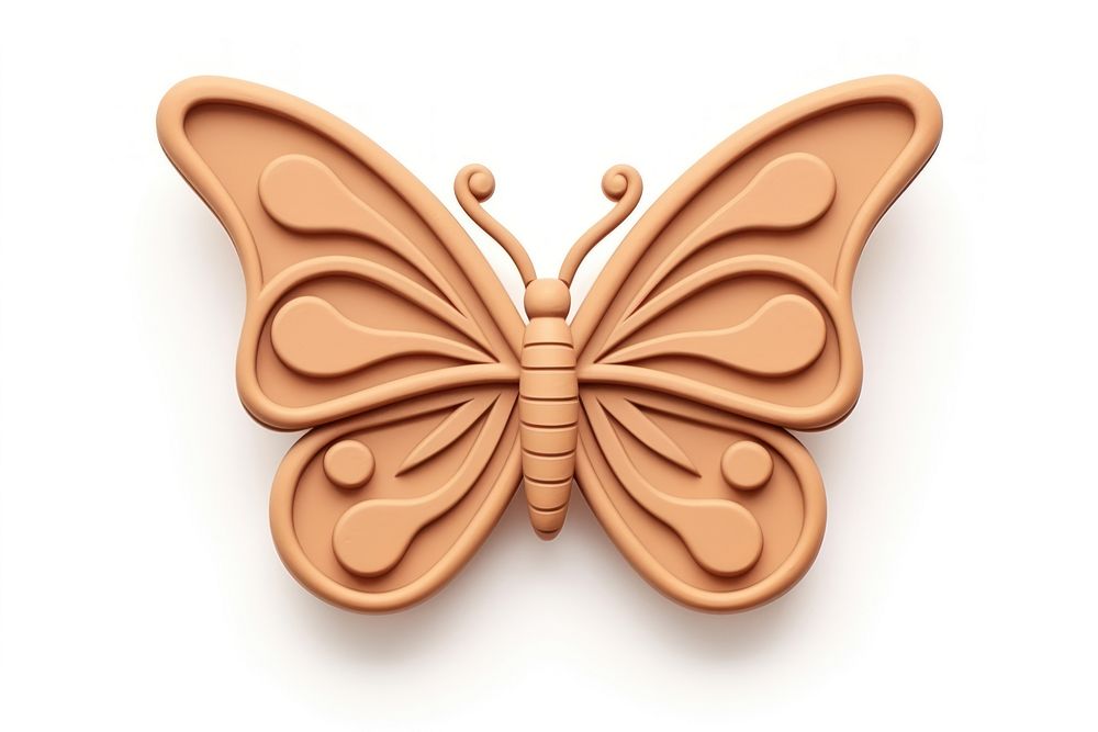 Butterfly white background accessories creativity. AI generated Image by rawpixel.