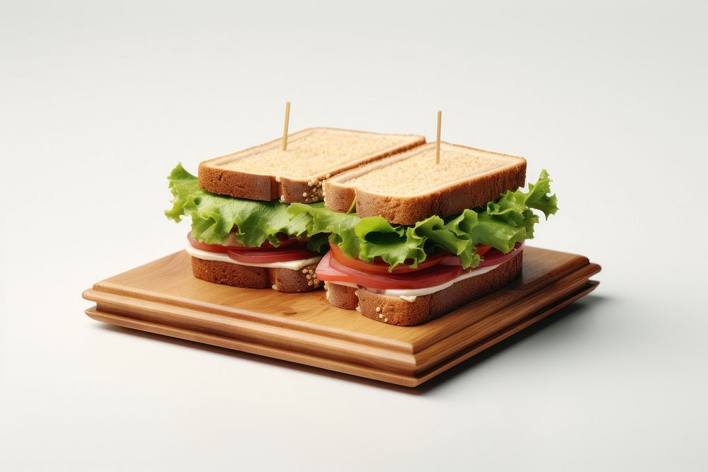 Sandwich lunch food meal. AI generated Image by rawpixel.