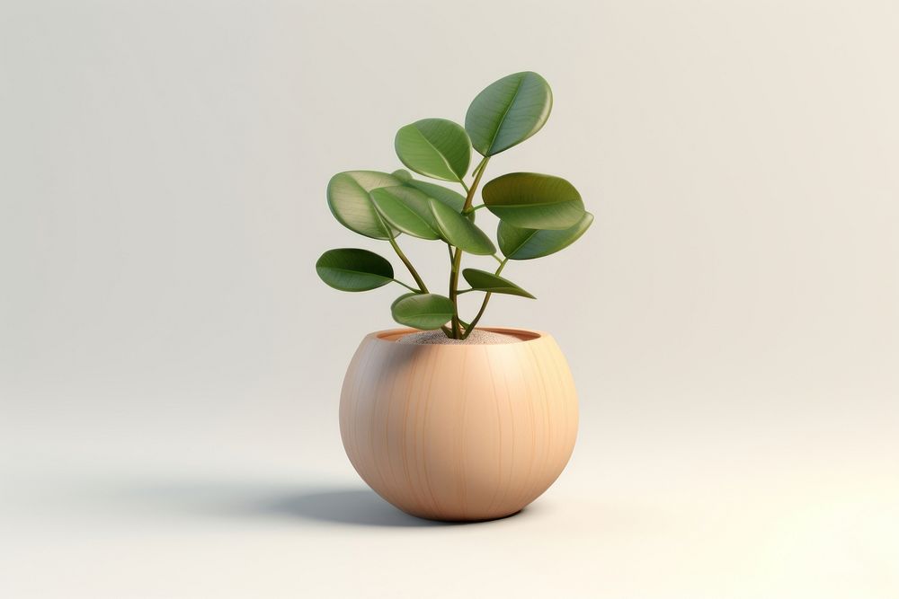 Plant lighting leaf potted plant. AI generated Image by rawpixel.