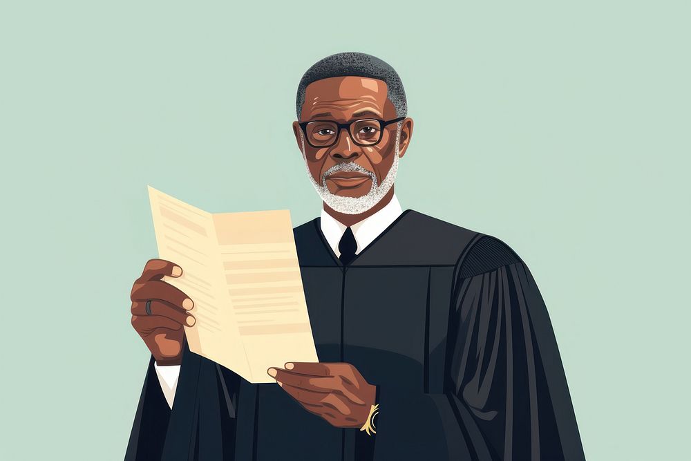 Glasses adult judge publication. AI generated Image by rawpixel.