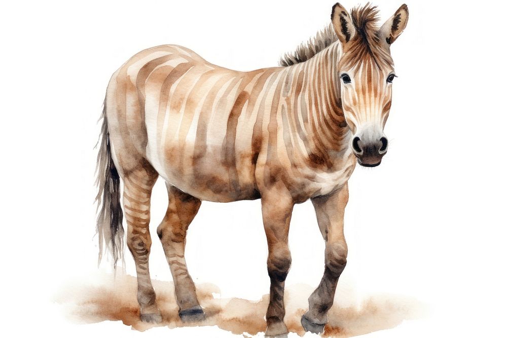 Wildlife mammal animal horse. AI generated Image by rawpixel.