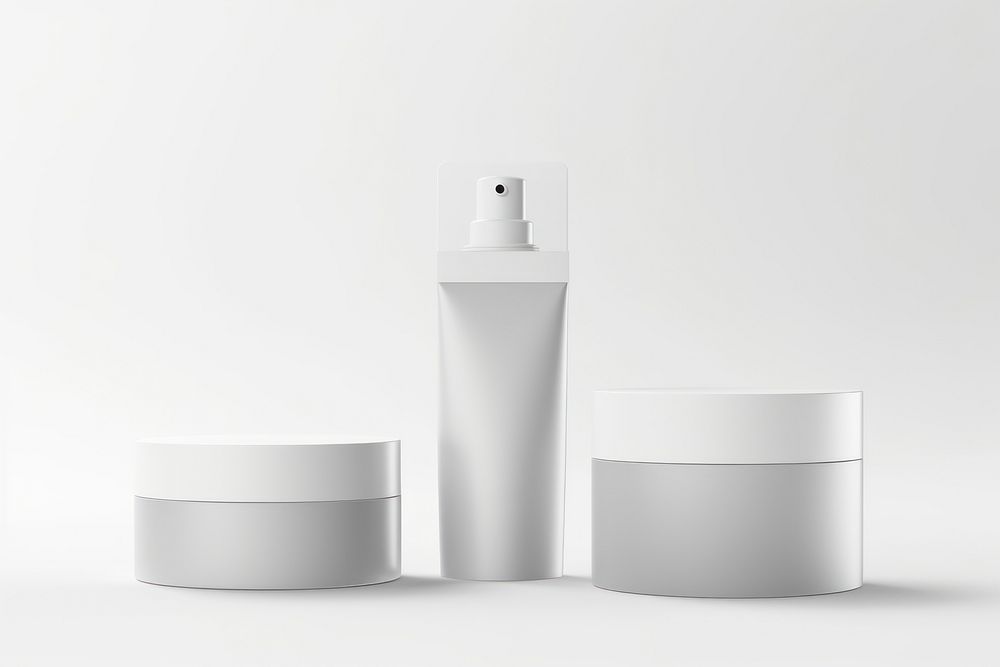 Bottle white background electronics container. AI generated Image by rawpixel.