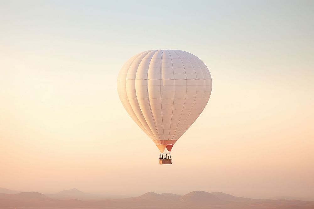 Balloon transportation aircraft vehicle. AI generated Image by rawpixel.