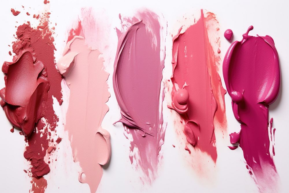 Backgrounds lipstick pink white background. AI generated Image by rawpixel.