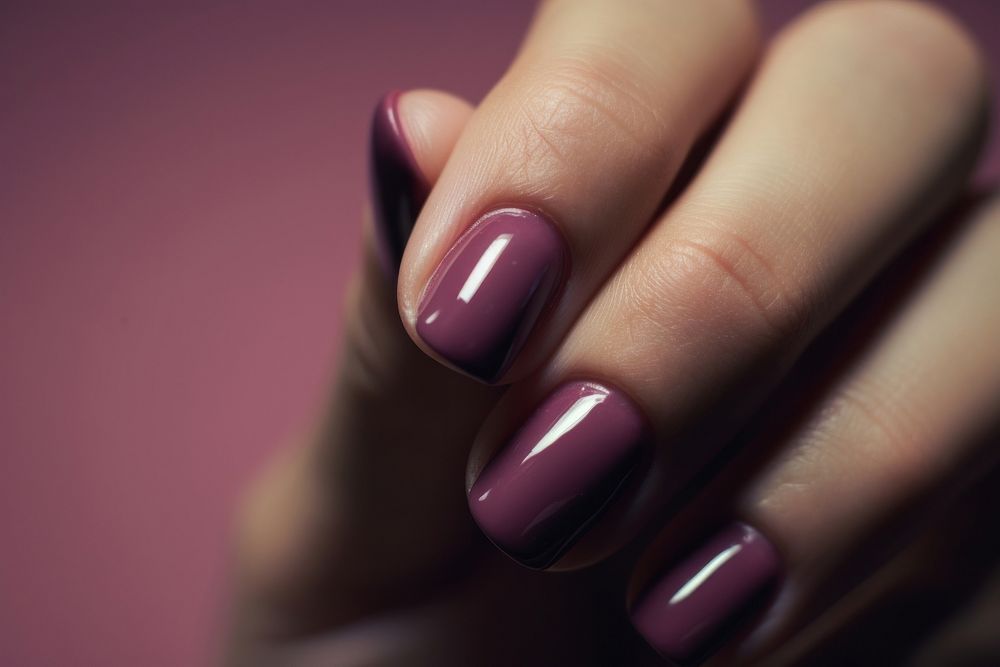 Nail cosmetics hand nail polish. AI generated Image by rawpixel.