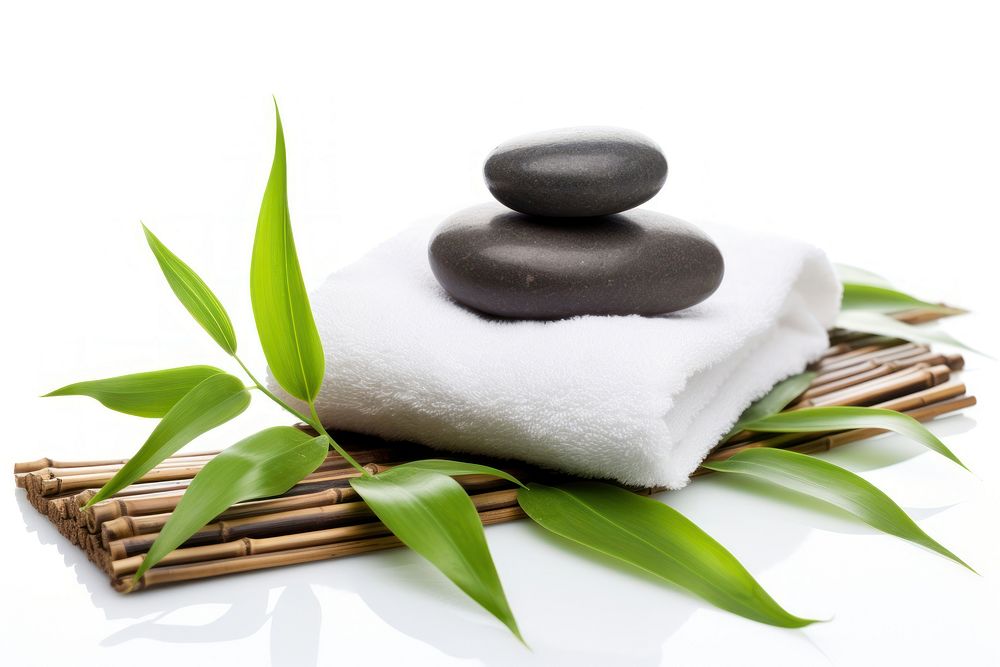 Spa white background relaxation zen-like. AI generated Image by rawpixel.