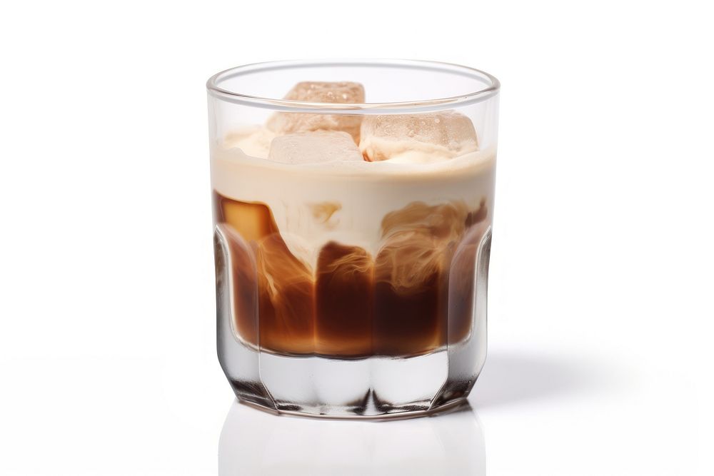 Vietnamese coffee dessert drink glass. AI generated Image by rawpixel.