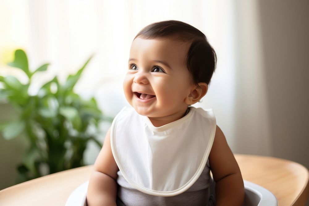 Baby smile happy beginnings. AI generated Image by rawpixel.