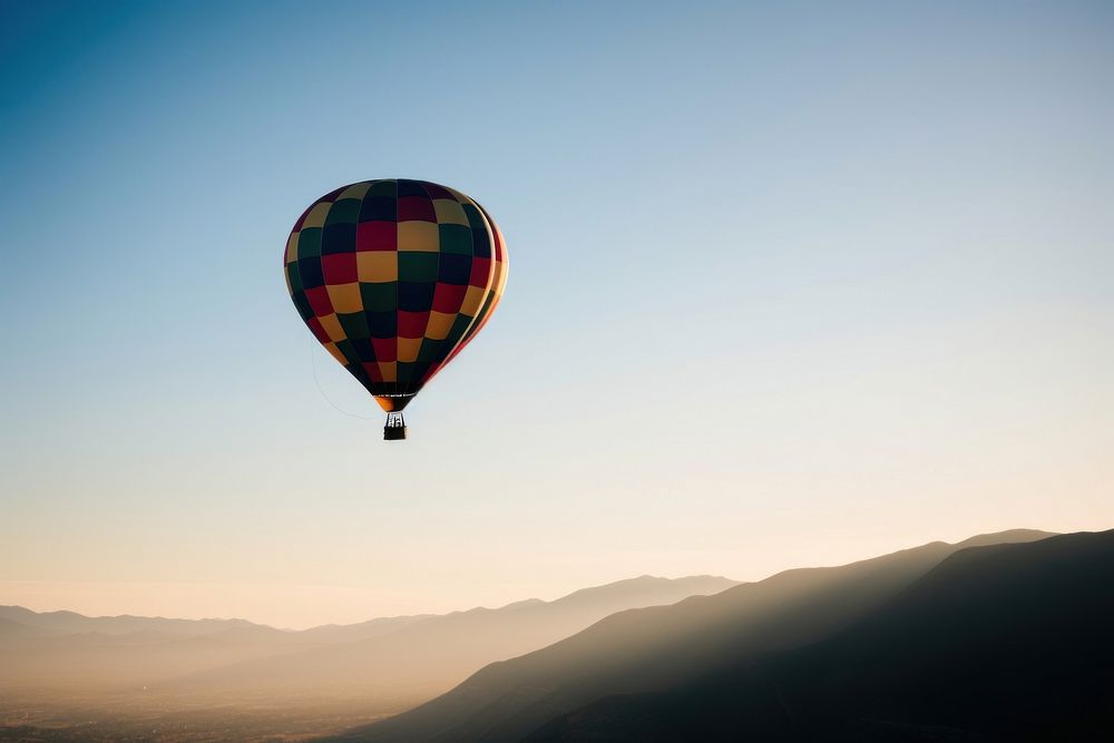 Balloon aircraft vehicle day. 