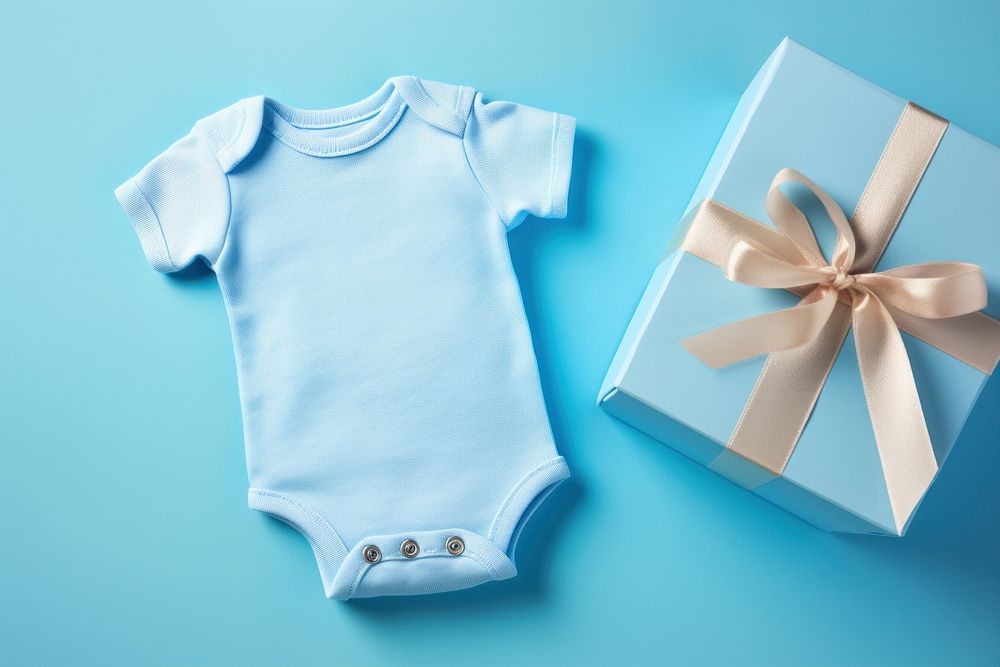 Gift blue box celebration. AI generated Image by rawpixel.