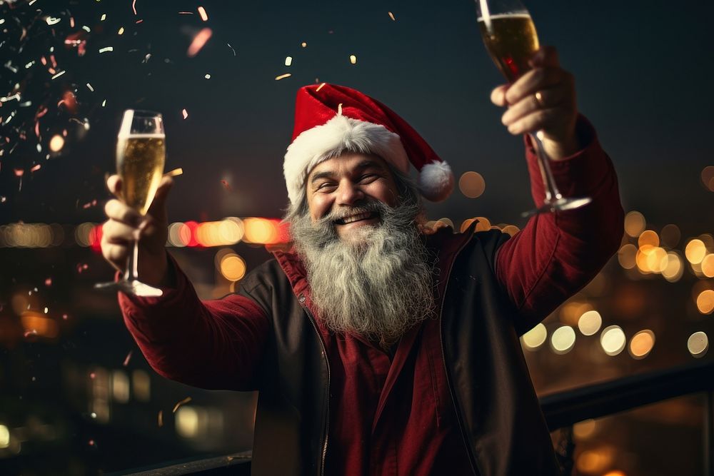 New year christmas party adult. AI generated Image by rawpixel.