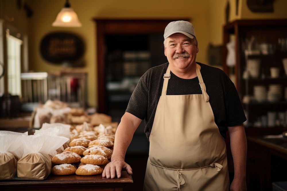 Bakeries bakery adult entrepreneur. AI generated Image by rawpixel.