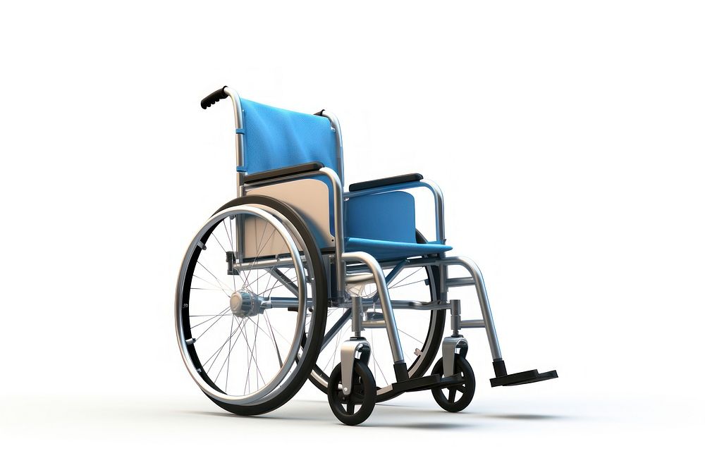 Wheelchair white background parasports furniture. AI generated Image by rawpixel.