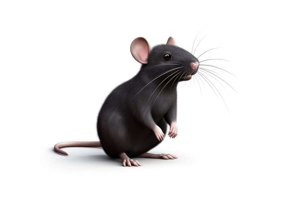 Rat cartoon animal mammal. AI generated Image by rawpixel.