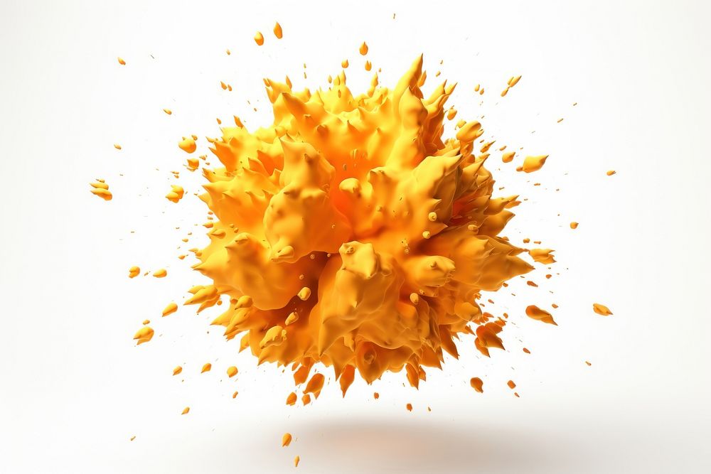Petal fire white background splattered. AI generated Image by rawpixel.