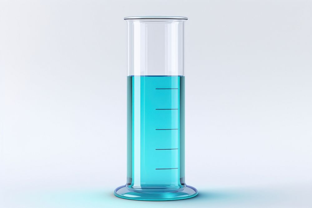 Cylinder bottle white background biotechnology. AI generated Image by rawpixel.