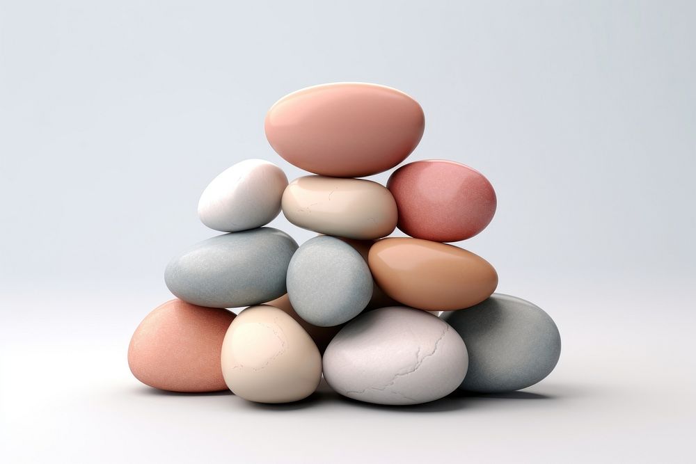 Pebble pill egg simplicity. AI generated Image by rawpixel.