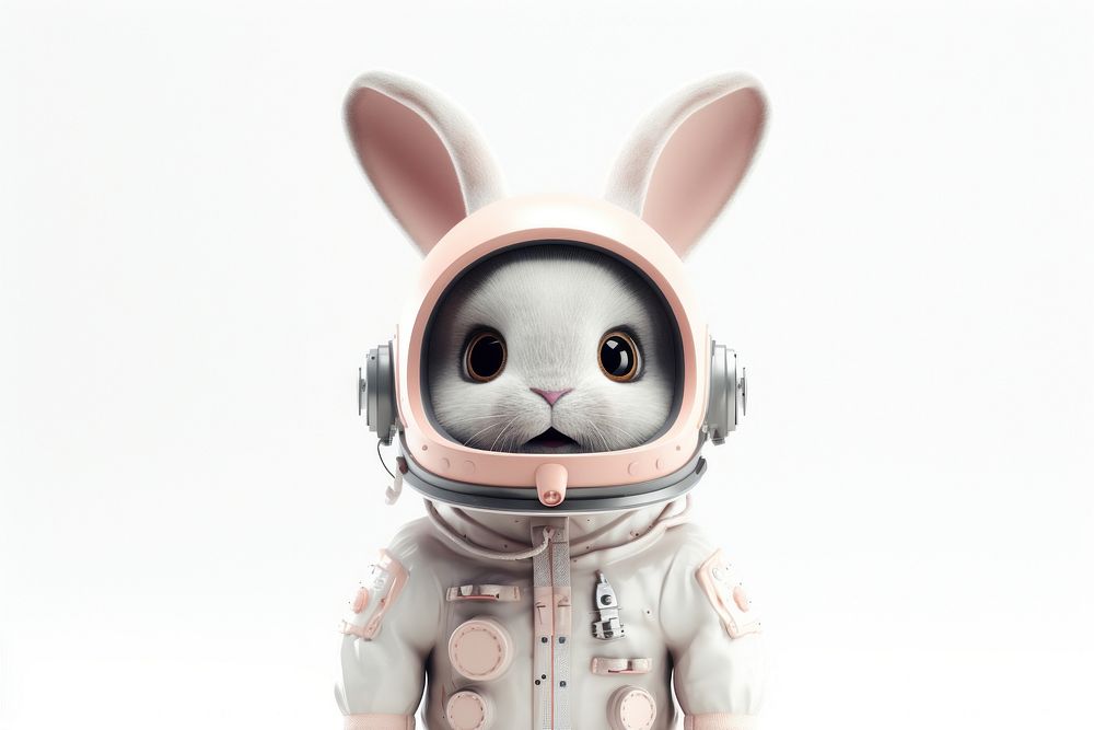 Astronaut cartoon mammal toy. AI generated Image by rawpixel.