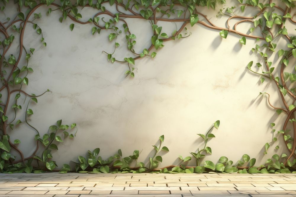 Wall architecture backgrounds plant