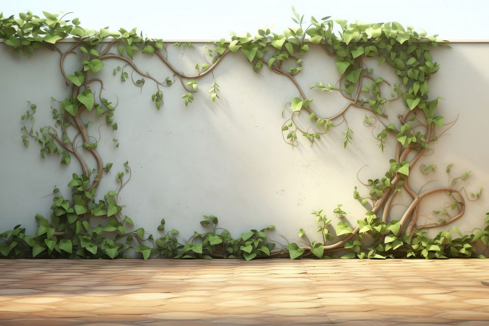 Vine wall architecture plant. 