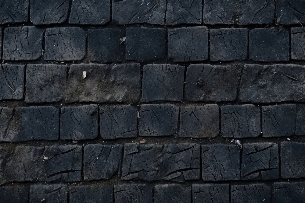 Architecture black wall cobblestone. AI generated Image by rawpixel.