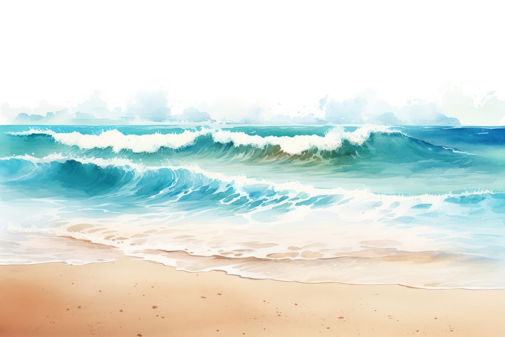 Sea outdoors horizon nature. AI generated Image by rawpixel.