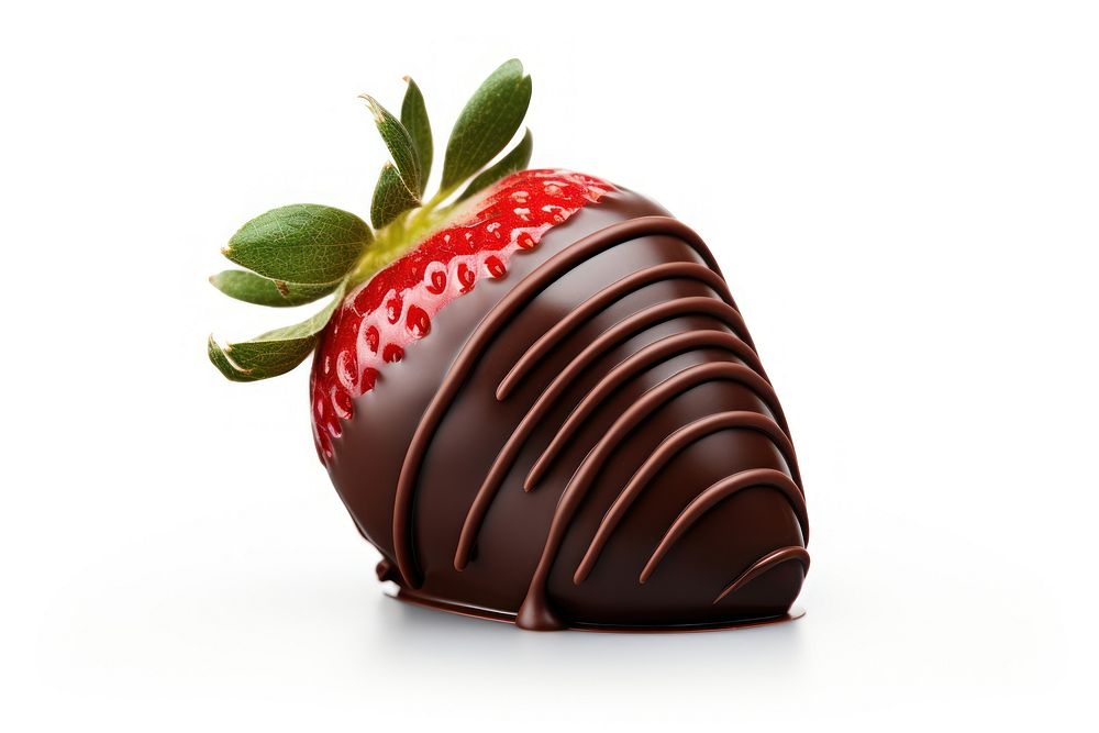 Strawberry chocolate dessert fruit. AI generated Image by rawpixel.