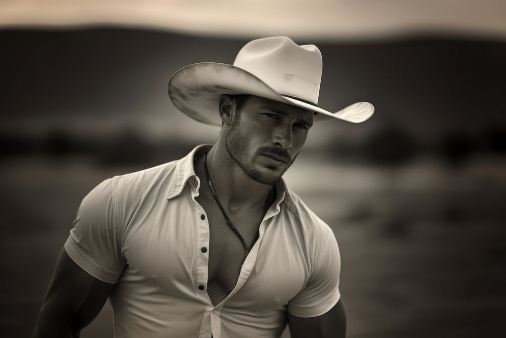 Cowboy adult photo men. AI generated Image by rawpixel.