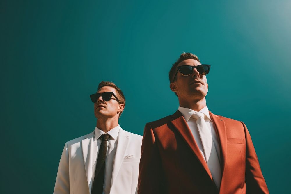 Sunglasses adult suit men. AI generated Image by rawpixel.