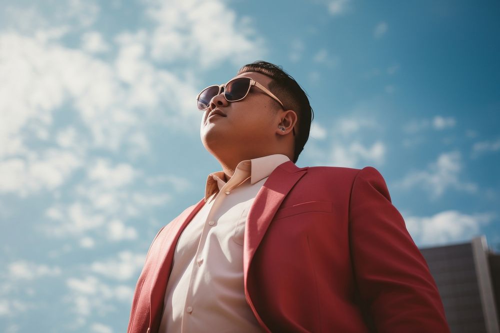 Sunglasses portrait outdoors adult. 