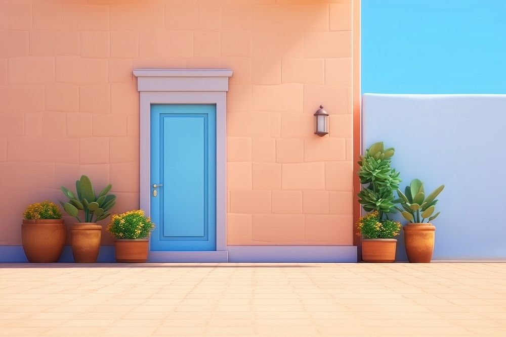 Entrance floor house plant. AI generated Image by rawpixel.