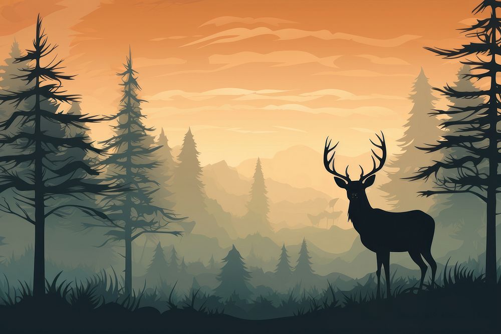 Landscape wildlife outdoors nature. AI generated Image by rawpixel.