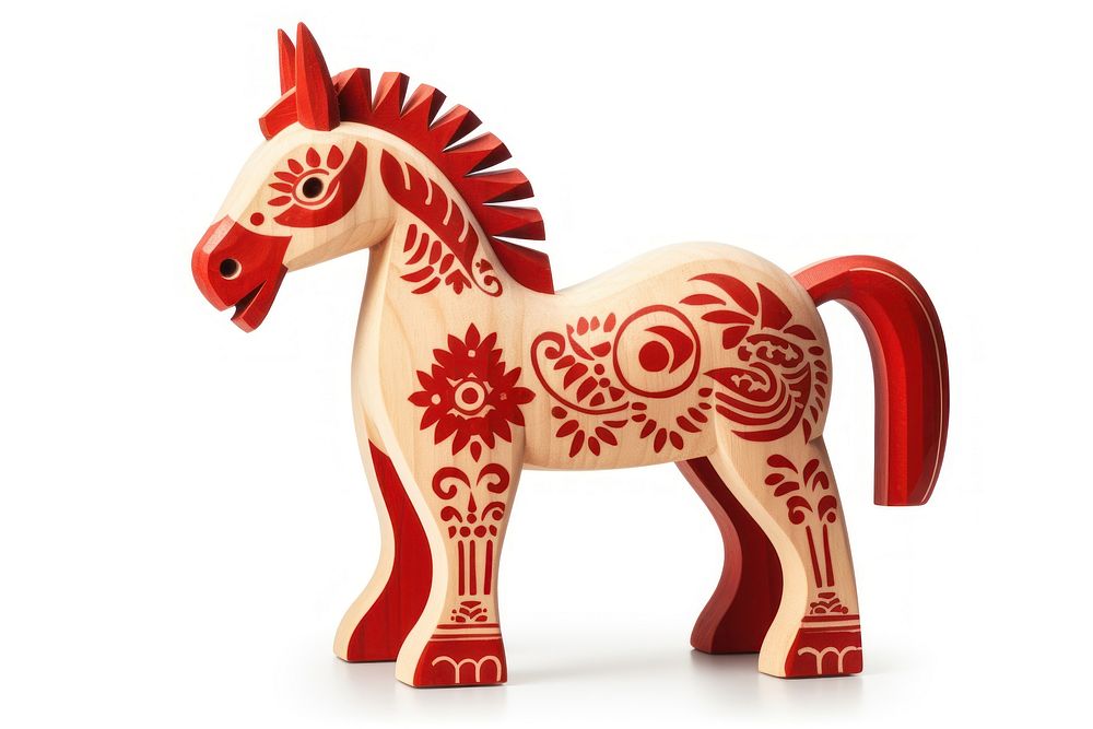 Dala horse figurine mammal animal. 