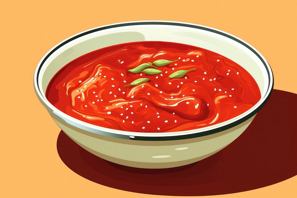Sauce food bowl dish. AI generated Image by rawpixel.