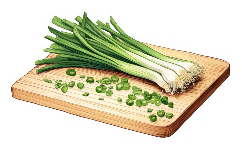 Vegetable organic onion green. AI generated Image by rawpixel.