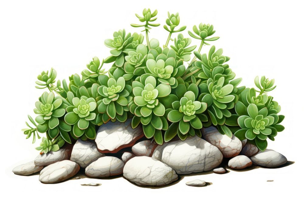 Pebble plant herbs leaf. AI generated Image by rawpixel.