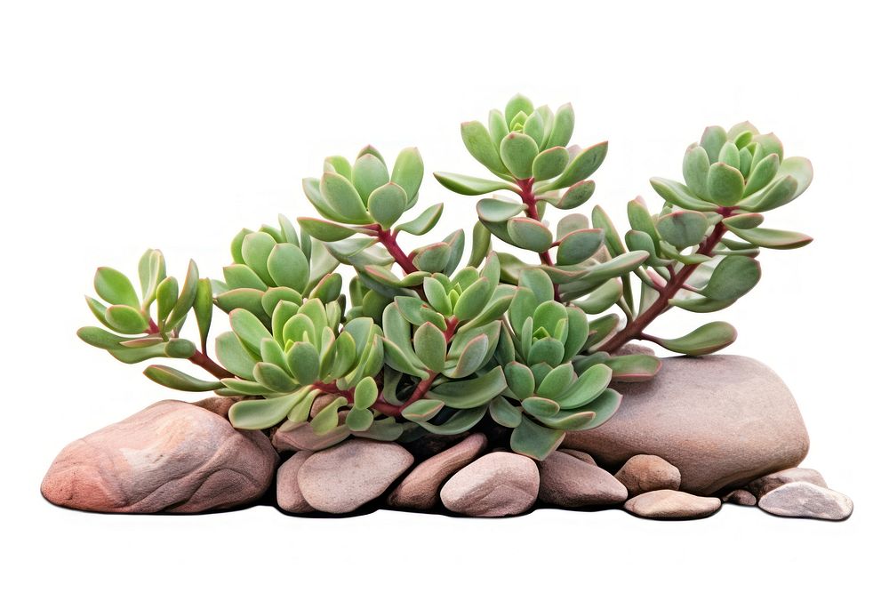 Pebble plant leaf rock. AI generated Image by rawpixel.