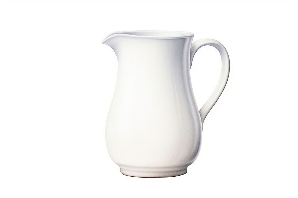 Jug white milk cup. AI generated Image by rawpixel.