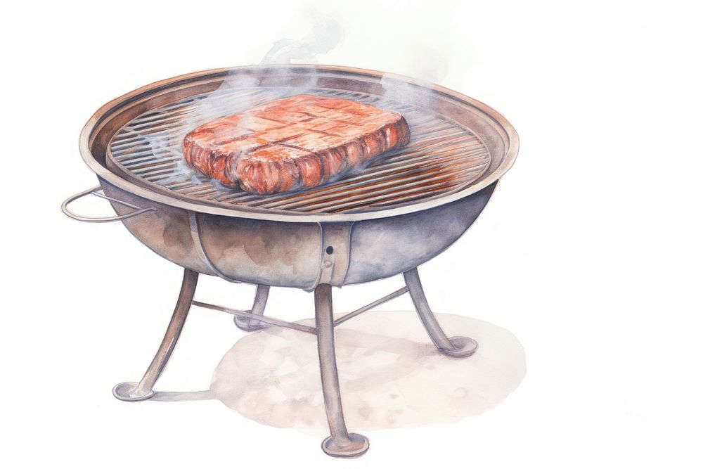 Barbecue grilling cooking food. AI generated Image by rawpixel.