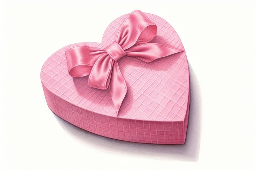 Heart pink box red. AI generated Image by rawpixel.