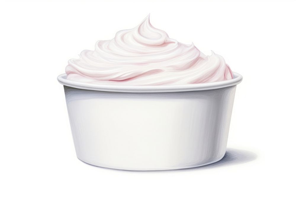 Dessert yogurt cream food. AI generated Image by rawpixel.