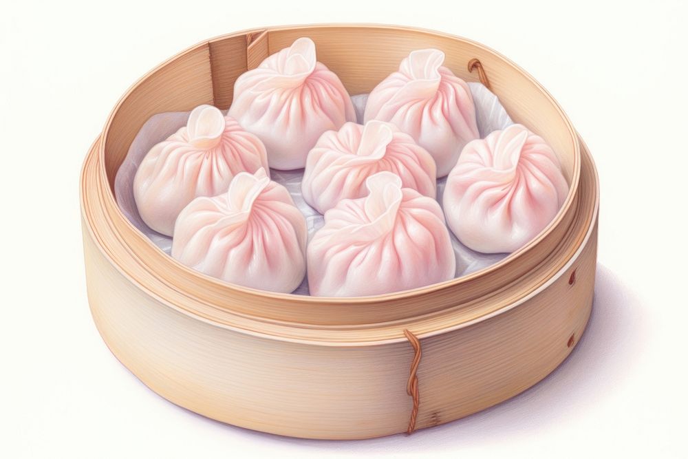 Dumpling food xiaolongbao freshness. AI generated Image by rawpixel.