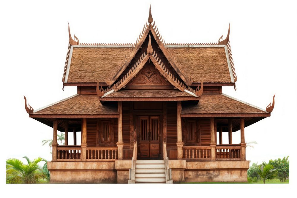 House architecture building temple. AI generated Image by rawpixel.