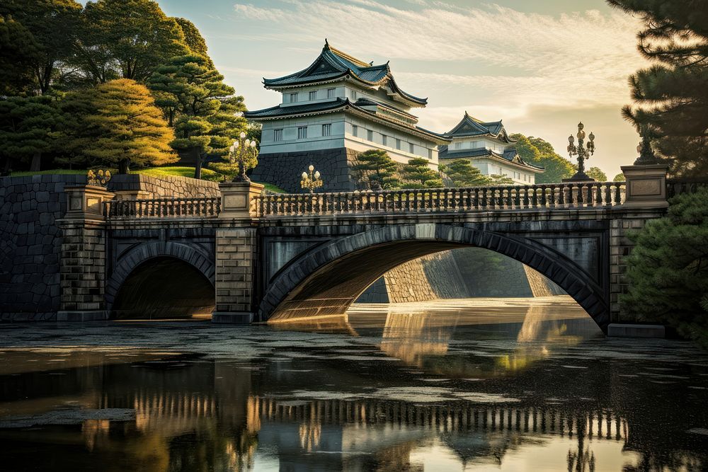 Bridge architecture building outdoors. 